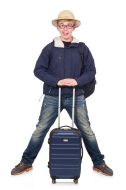 Bagaj ile komik adam