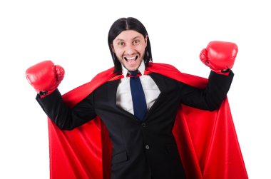 genç işadamı boksör