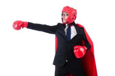 genç işadamı boksör