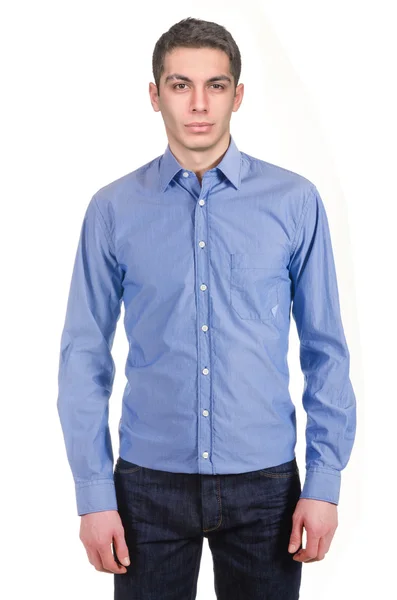 Mannelijk model in shirt — Stockfoto