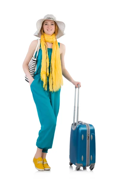 Woman ready for   holiday — Stock Photo, Image