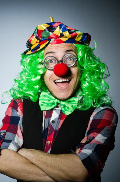 Grappige clown — Stockfoto