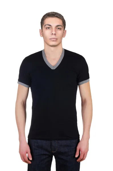 Man in t-shirt — Stockfoto