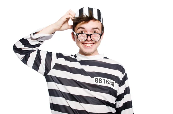 Funny prison inmate — Stock Photo, Image