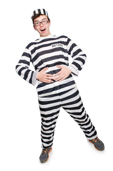 Funny prison inmate — Stock Photo, Image