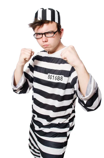 Funny prison inmate — Stock Photo, Image