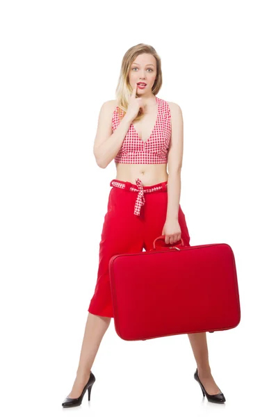 Mujer preparándose para las vacaciones de verano —  Fotos de Stock