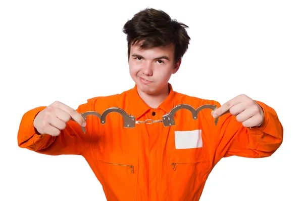 Funny prison inmate — Stock Photo, Image