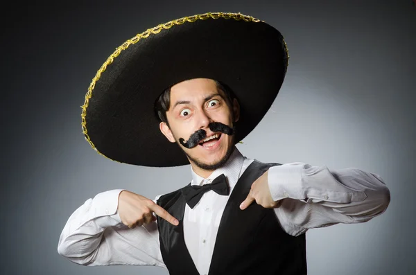 Mexican man in funny concept — Stock Photo, Image