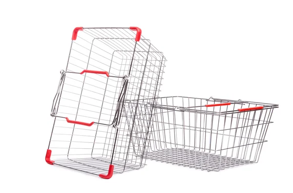 Shopping supermarket trolley — Stock Photo, Image