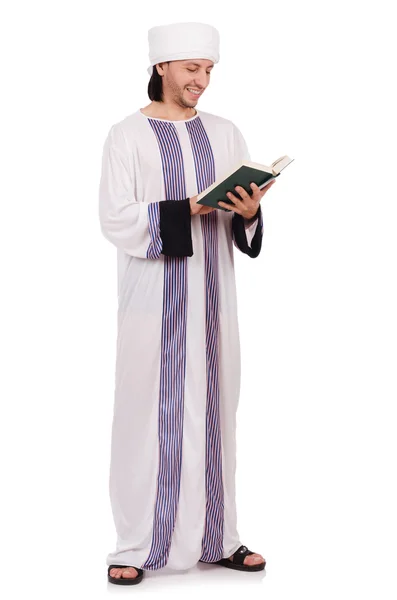 Arab man with book — Stock Photo, Image