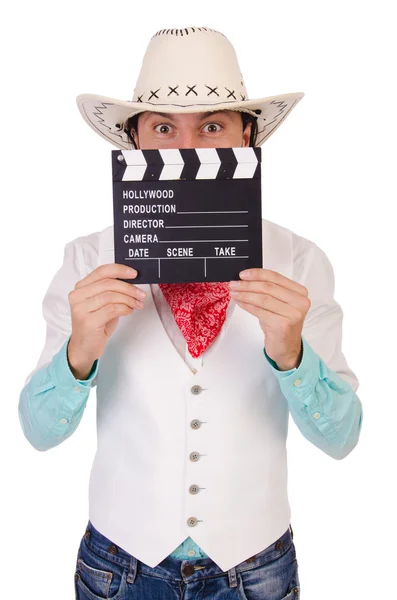 Cowboy geïsoleerd — Stockfoto