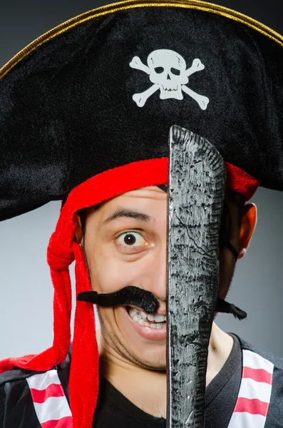 Смешной пират — стоковое фото