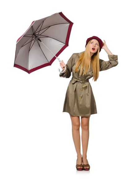Wanita dengan payung — Stok Foto