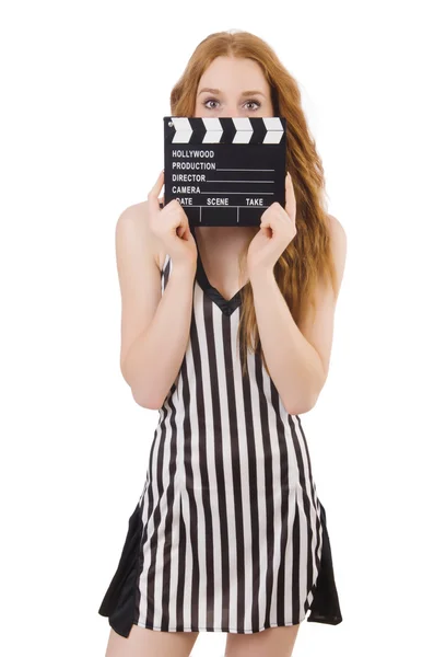 Woman referee — Stock Photo, Image