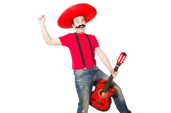 Mexican guitar player — Stock Photo, Image