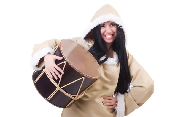 Woman eskimo — Stock Photo, Image