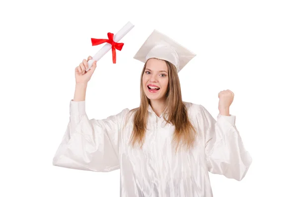 Menina graduada — Fotografia de Stock
