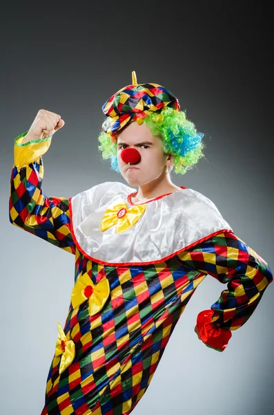Śmieszny klaun w koncepcji humoru — Zdjęcie stockowe