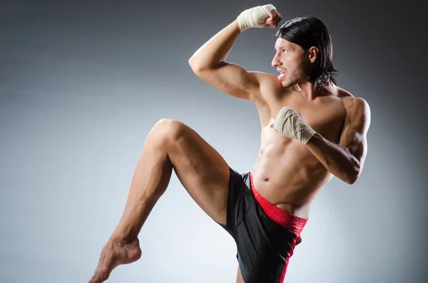 Martial arts vechter — Stockfoto