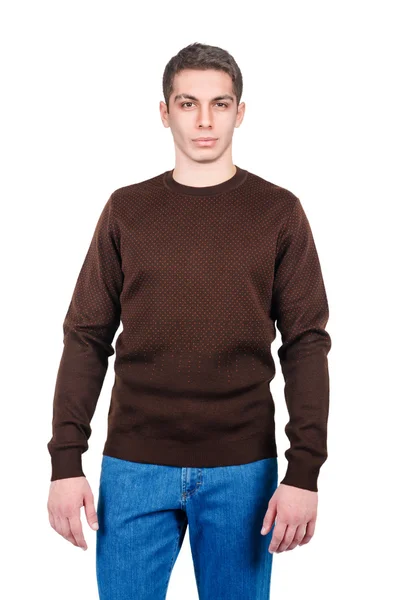 Mann im Pullover — Stockfoto