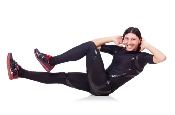 Man doing exercises — Stock Photo, Image