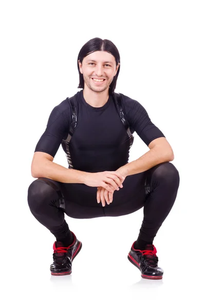 Man doing exercises — Stock Photo, Image