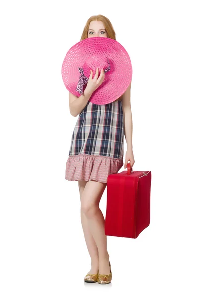 Woman ready for summer holiday — Stock Photo, Image