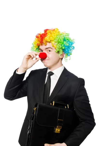 Clown businessman — Stock Photo, Image
