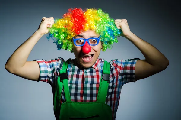 Grappige clown — Stockfoto