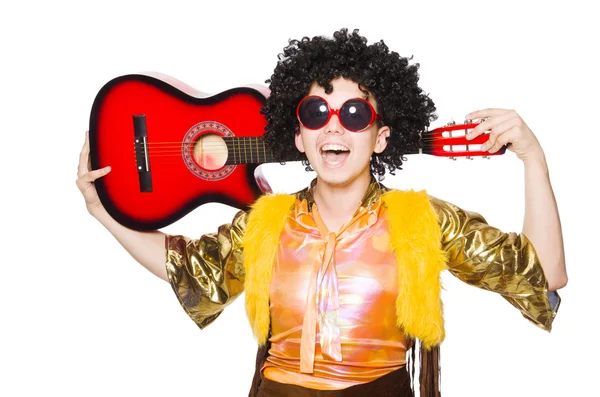 Hombre con guitarra — Foto de Stock