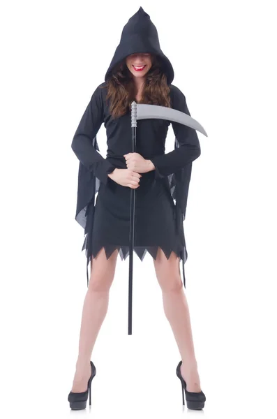 Mujer en concepto de Halloween — Foto de Stock