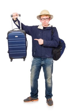 Bagaj ile komik adam