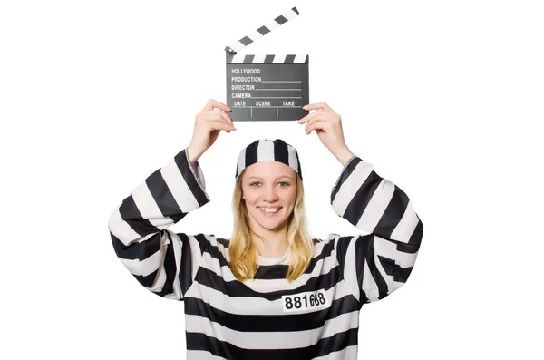 Intagen med filmen kläpp — Stockfoto