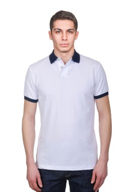 adam beyaz t-shirt