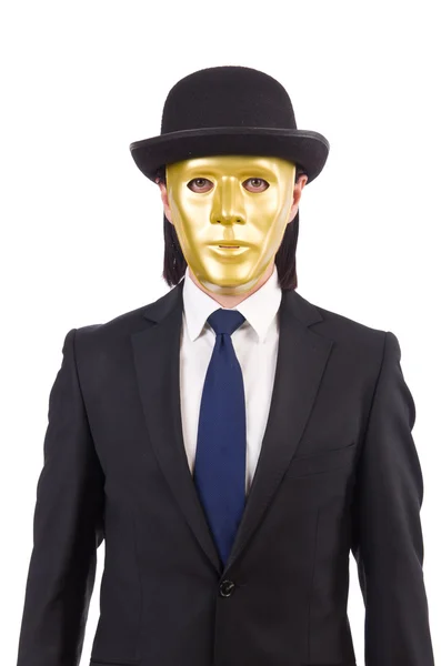 Mann mit Maske — Stockfoto