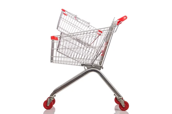 Shopping supermarket trolley — Stock Photo, Image