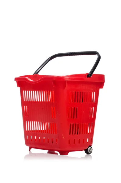 Shopping supermarket trolley — Stock Photo, Image