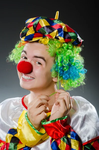 Lustiger Clown — Stockfoto