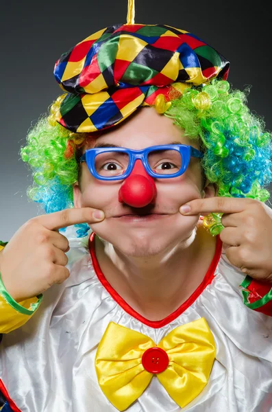 Grappige clown — Stockfoto