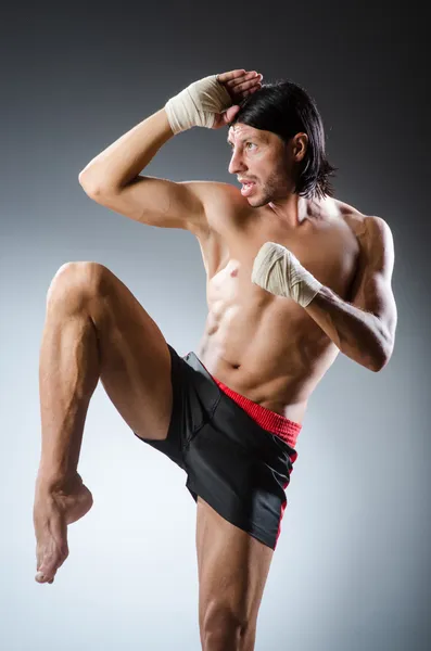 Martial arts fighter — Stock Photo, Image