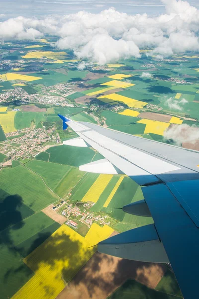 Ala do avião — Fotografia de Stock