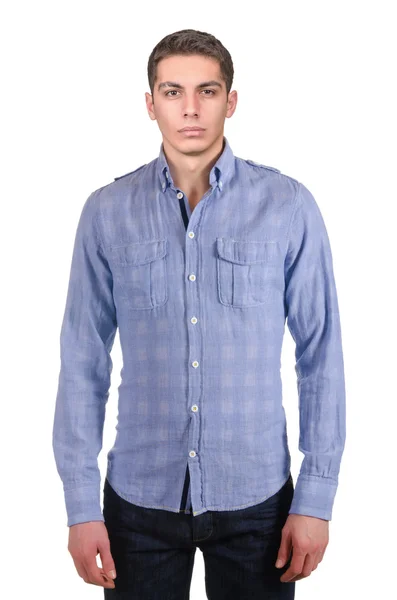 Male model in  shirt — Stock Photo, Image