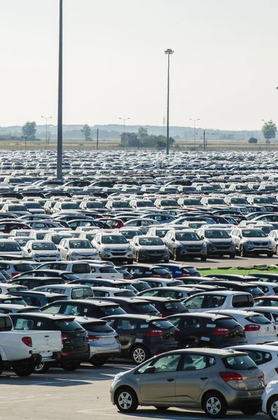 Verteilzentrum für Autos — Stockfoto