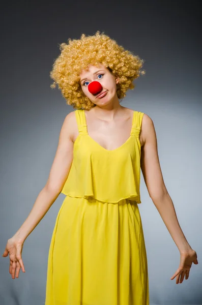 Clownin — Stockfoto