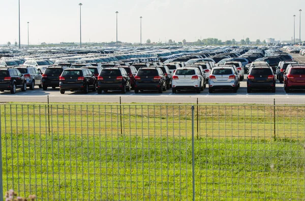 Centro de distribución de coches — Foto de Stock