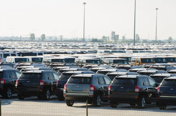 Centro de distribución de coches — Foto de Stock