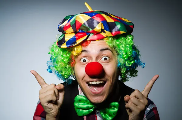 Funny clown — Stock Photo, Image