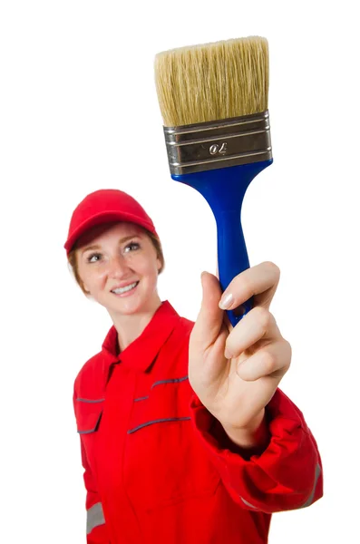 Woman painter — Stock Photo, Image