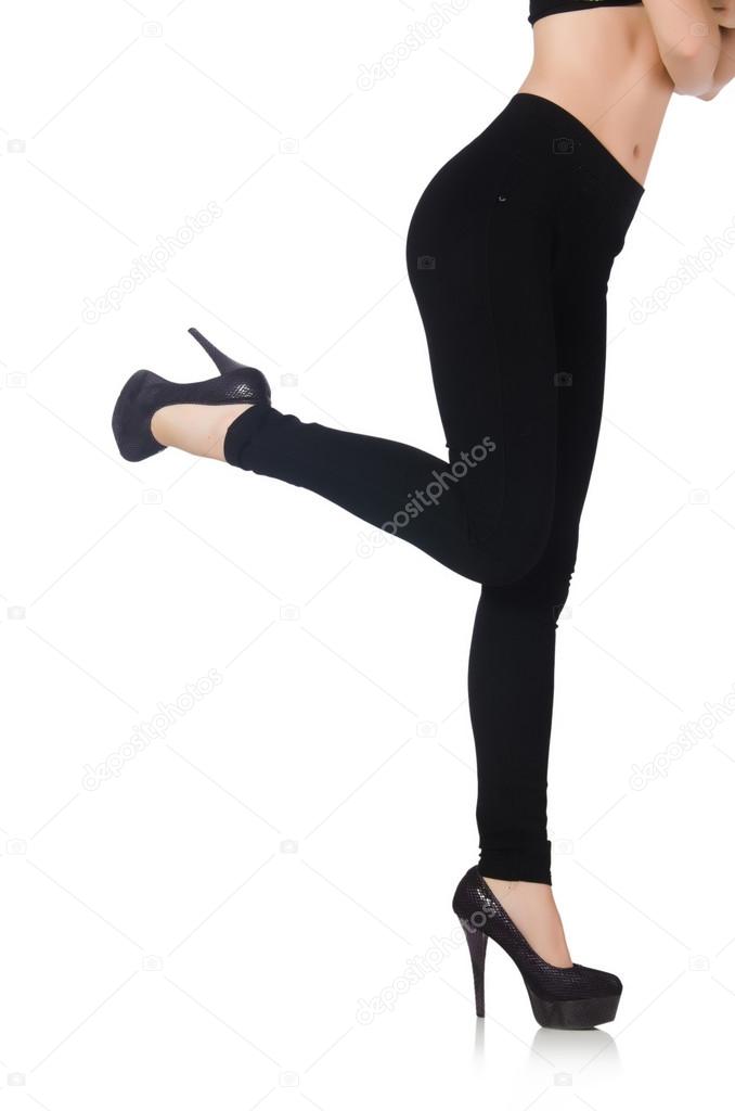 Black female leggings